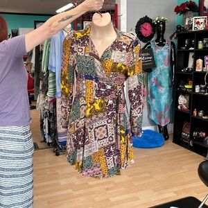 Beautiful skies are blue dress NWT